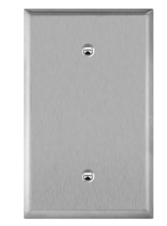 Enerlites 7701O Blank Cover One-Gang Metal Wall Plate, Oversize