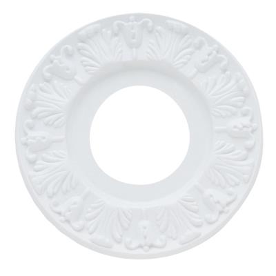 Westinghouse Lighting 7702700 white Victorian ceiling medallion