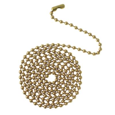Westinghouse Lighting 7705000 3 foot solid brass beaded chain with connector