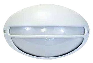 Orbit 7711-PL13-WH 13W PL13 Aluminum Bulk Head Fixture, White Finish