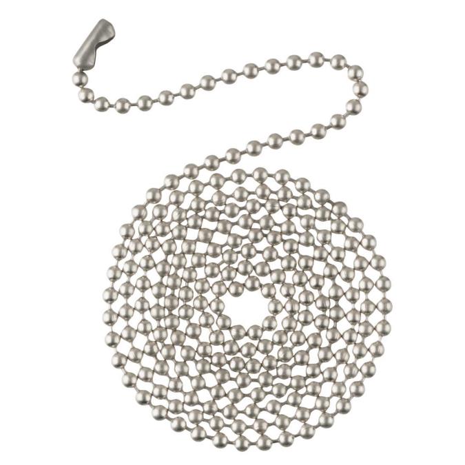 Westinghouse Lighting 7723800 3 foot brushed nickel beaded chain with connector
