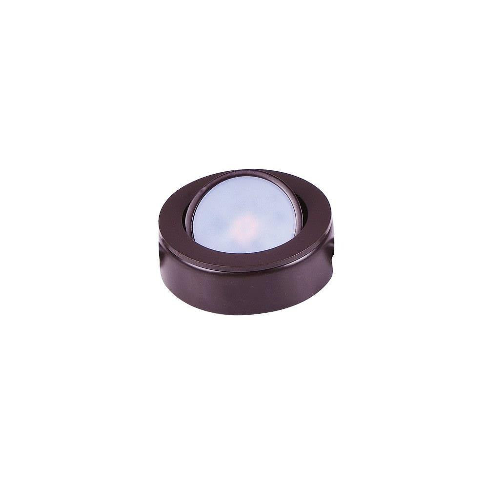 Maxim Lighting 53830WT CounterMax MX-LD-AC LED Under Cabinet Disc Light in White