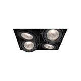 Eurofase Lighting TE214BGU10-01 LED Recessed Light without Trim, 4-Light, GU10, Wattage 200W, Voltage 120V, Black