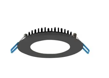 Eurofase Lighting 28988-032 4-in Round Recessed Light, Wattage 12W, Voltage 120V. Lumens 700lm, Color Temperature 3000K, Black Finish