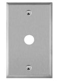 Enerlites 7761O Phoe/Cable One-Gang Metal Wall Plate Oversize, Stainless Steel Finish
