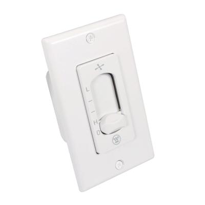 Westinghouse Lighting 7787200 white slide fan wall control