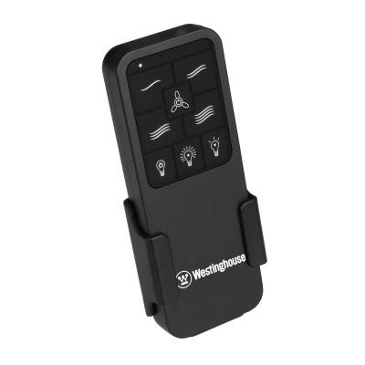 Westinghouse Lighting 7787900 black ceiling fan and light remote control