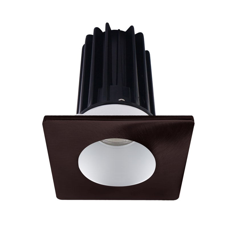 Lotus LED Lights LED-2-S15W-5CCT-2RRAK-2STBZ 2" LED Recessed Downlight - High Output - 15W - 27K / 3K / 35K / 4K / 5K - Silver Reflector - Square Bronze Trim - 120V
