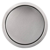 Lew Electric PUR20DSD-SS Round Popup Stainless 20a Decora Style Duplex