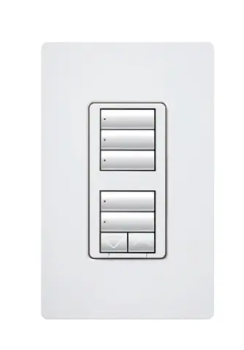 Lutron RRD-HN1RLD-HT RadioRA 2 seeTouch Wall-Mount CL Hybrid Keypad, Dual-Group w/ Raise-Lower. Hot