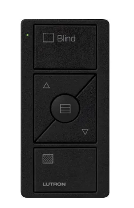 Lutron PJ2-3BRL-TMN-S09 Original 3-Button Pico Smart Remote with Raise/Lower and Preset, Shade Icons/Text ("Blind") for Horizontal Sheers, Midnight