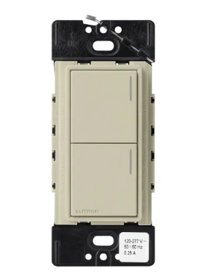 Lutron RRST-HN2B-CY RadioRA 3 Sunnata RF Hybrid Keypad, 2 Button, Clay