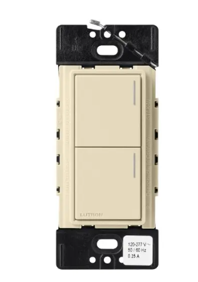 Lutron RRST-HN2B-SD RadioRA 3 Sunnata RF Hybrid Keypad, 2 Button, Sand Finish