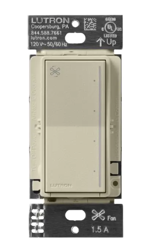 Lutron RRST-ANF-CY RadioRA 3 Sunnata Fan Control, Clay Finish