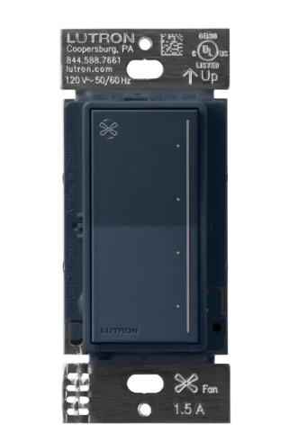 Lutron RRST-ANF-DE RadioRA 3 Sunnata Fan Control, Deep Sea Finish