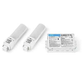Lutron ELDHCF-2K30-1 Ballast Retrofit Kit by C-Flex: Horizontal CFL, 2-Lamp (Single Kit), Color Temperature 3000K, EcoSystem Driver