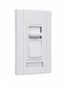 Wattstopper CD3FB103P277W Tiitan Series Fluorescent 3 Wire Dimmer with Preset, 10A, Voltage 277V, White