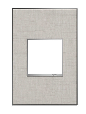 Legrand AWM1G2TL4 Adorne 1-Gang Screwless Wall Plate, True Linen Finish