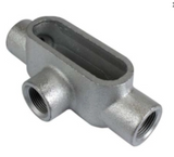 Orbit T8-100 1" Gray Iron Form 8 Threaded Conduit Body "T" Series