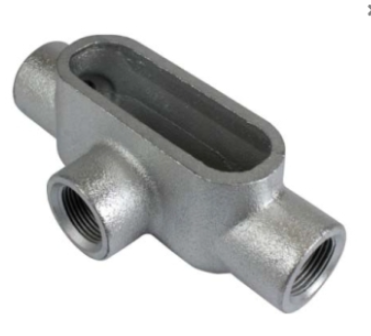 Orbit T8-50 1/2" Gray Iron Form 8 Threaded Conduit Body "T" Series