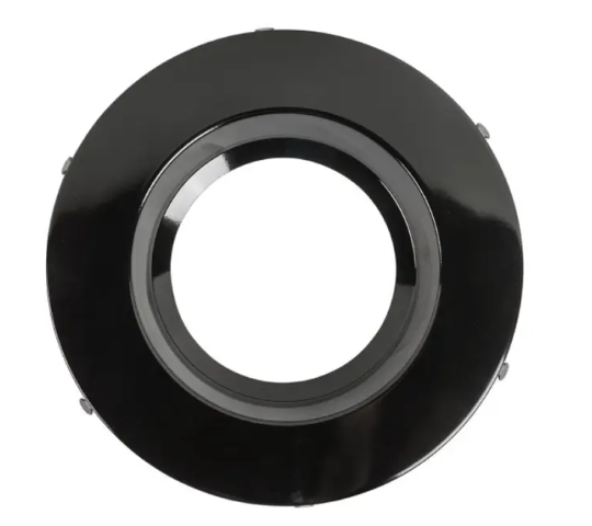 Keystone KT-TRIM-RD-4C-MB Interchangeable Trim for 4" Aviva LED Residential Circular Downlight, Matte Black