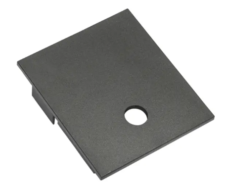 Keystone KT-LALED-A-EC-EM-B End Cap for Series A Linear Arch Fixtures, Emergency Test Button, Black