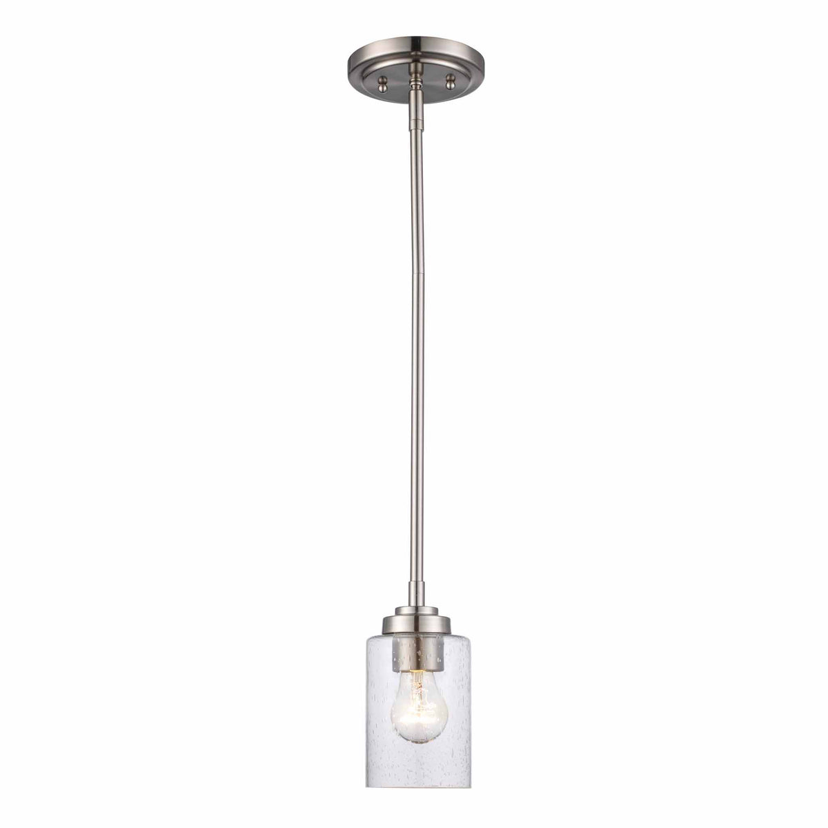 Trans Globe Lighting 80520 BN Mod Pod brushed nickel mini pendant light