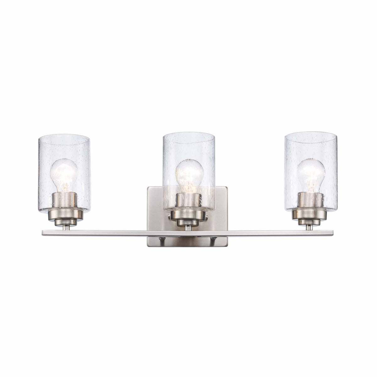 Trans Globe Lighting 80523 BN Mod Pod 3 light brushed nickel bath vanity wall light
