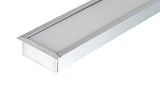 Core Lighting ALP330RN-98-FR-SI 3" WIDE Recessed LED Profile-96" with Recessed Bracket 4PCS