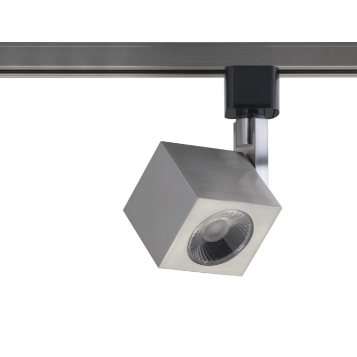 Nuvo TH467 1 Light LED Track Head, Wattage 12W, Square, Brushed Nickel, 36° Beam
