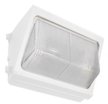 EnVisionLED LED-WPF-5P60-TRI-WH-PC Full-Line Traditional Wall Pack, 5-Power Selectable 20/30/40/50/60W, Multi-Color Temperature 120-277V, White