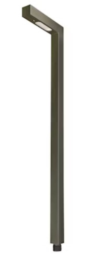 EnvisionLED PL-L-22-BR-ORB-12V 22" Low Voltage Path Light L-Shape Style, Wattage 35W Max Halogen/LED, Voltage 12V, G4 Brass, Oil Rubbed Bronze