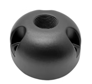 EnvisionLED SM-1/2-ALM-BL Aluminum 1/2" Surface Mount,  Black Finish