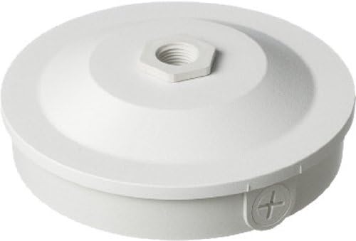 Arlignton 8161BP Security Camera Mounting Box, Pipe Mount/Down-Rod Mount, White