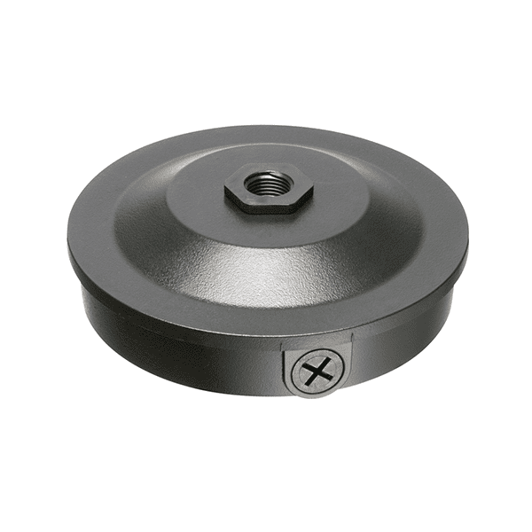 Arlignton 8161BPBL Security Camera Mounting Box, Pipe Mount/Down-Rod Mount, Black