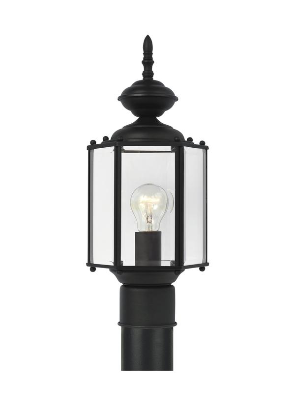 Generation Lighting Classico 1 light black outdoor post lantern