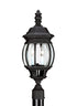 Generation Lighting Wynfield 2 light black outdoor post lantern