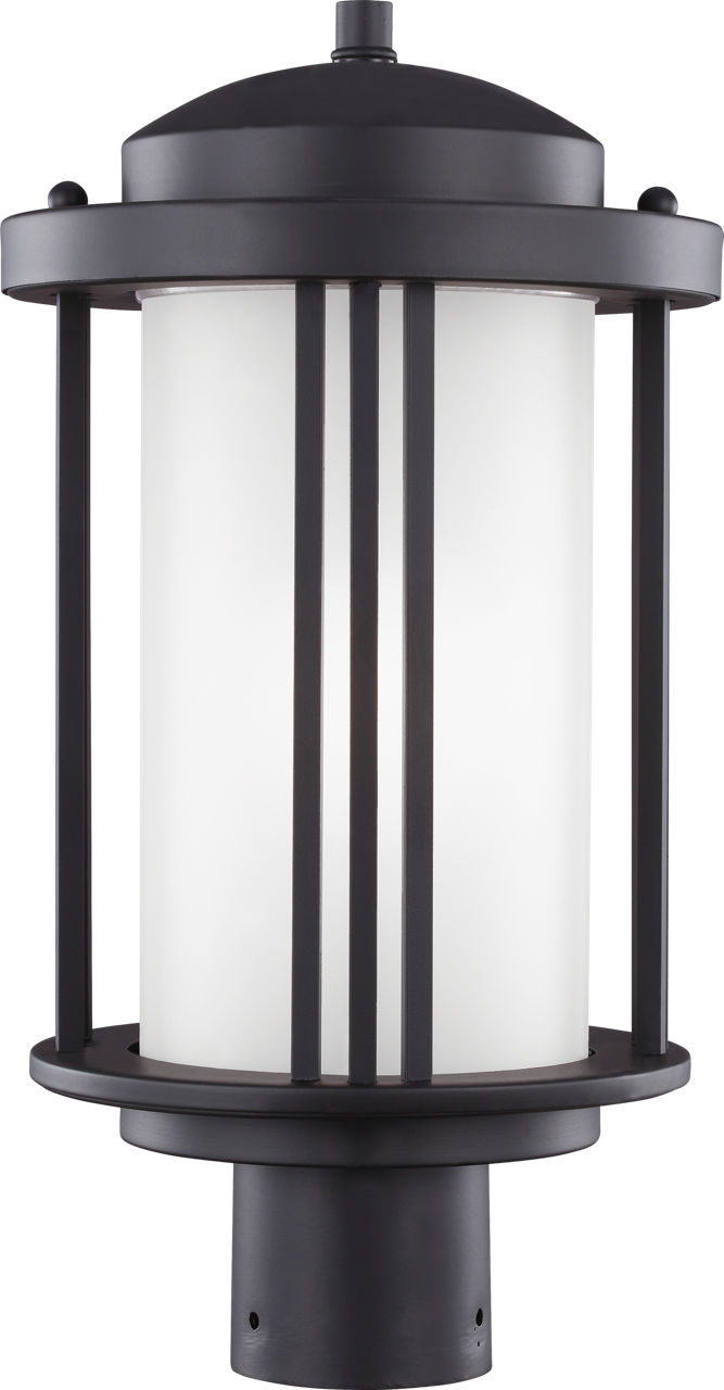 Generation Lighting 8247901-12 Crowell black post lantern