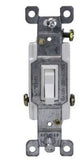 Enerlites 83200-W Residential Grade 20A Toggle Switch, Single Pole, White Finish