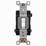 Enerlites 83201A-W Antimicrobial Industrial Toggle Switch 20A, 3-Way, White