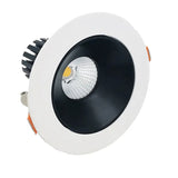 Westgate LRD-10W-MCT5-4WTR-BK 4" Led Winged Recessed Downlight, Open Trim, Wattage 10w, CCT Selectable, 700 Lumens, Voltage 120v, Black