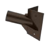 Westgate ACC-ACM Angled Corner Wall Mount Arm 2-3/8 Inch Diameter, Bronze Finish