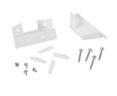 Keystone KT-VTLED-45SM-1-KIT Surface Mount Kit for Vapor Tight Fixtures, 45 Degree