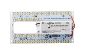 Keystone KT-RKIT12PS-6RP-8CSC LED Retrofit Kit, 6in Rectangular Pan, 120-277V Input, Selectable Wattage, Multi-Color Temperature
