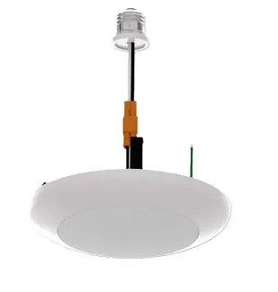 Keystone KT-LED11DL-6C-9CSH-DIM 6-in LED Disk Light, E26 Base, Wattage 11W, Voltage 120V, Multi-Color Temperature