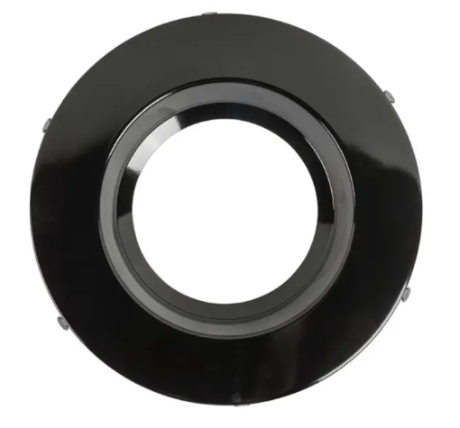 Keystone KT-TRIM-RD-6C-MB 6in Interchangeable Trim for 6in Residential Circular Downlight, Matte Black