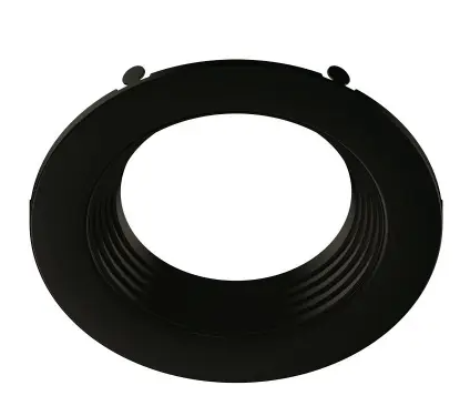 Keystone KT-WDLED-4B-MB-TRIM 4" Interchangeable Trim for 4B Circa LED Downlights, Matte Black