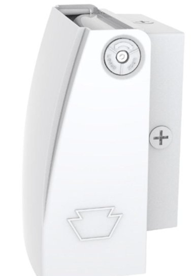 Keystone KT-WPLED35PS-S3-8CSB-VDIM-W LED Adjustable Wall Pack, Selectable Wattage, Multi-Color Temperature, Photocell, Voltage 120-277V. White