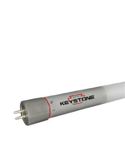 Keystone KT-LED25T5HO-48GC-865-DX2 /G2 4 ft LED T5 HO Tube, Shatter-Proof Coated Glass, Wattage 25W, Voltage 120-277V Input, Color Temperature 6500K, Direct Drive, Single or Double Ended, 80+CRI, Gen 2
