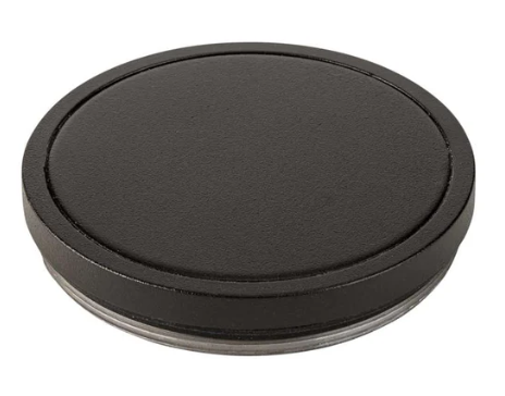 Keystone KT-CYLED-CAP-3A-B Screw-On Blocking Cap For Use On 3 Inch Sentinel Wall Mount Cylinder Fixtures, Black